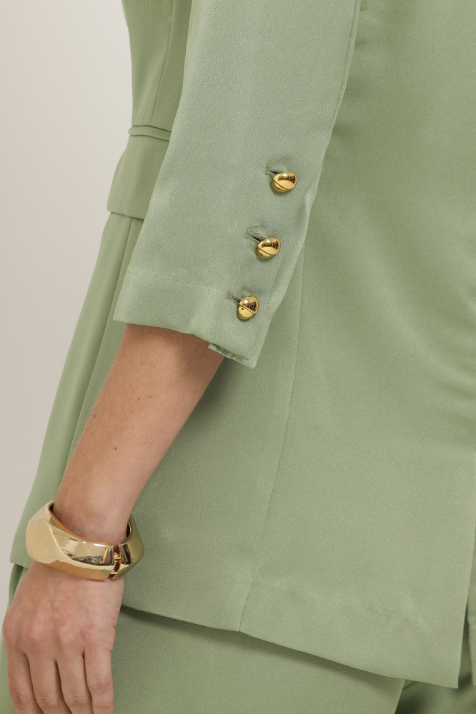 9037137 - Blazer Alfaiataria Detalhe Dourado VERDE 9037137 - Blazer Alfaiataria Detalhe Dourado VERDE