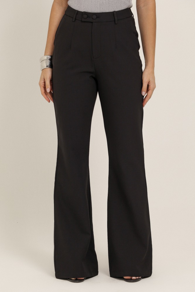 9037203 - Calça Pantalona Alfaiataria PRETO