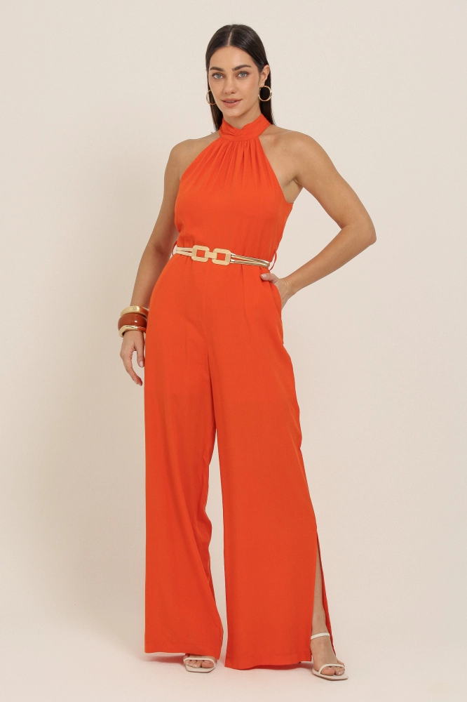 9037211 - Macacão Gola Alta LARANJA