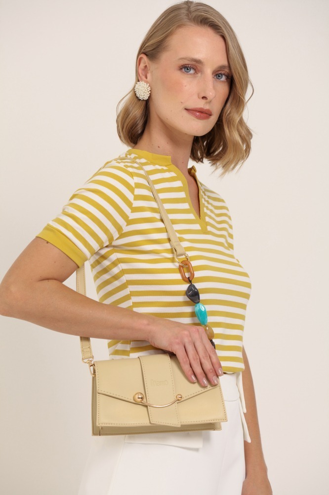 9037240 - Bolsa Tiracolo De Ombro BEGE