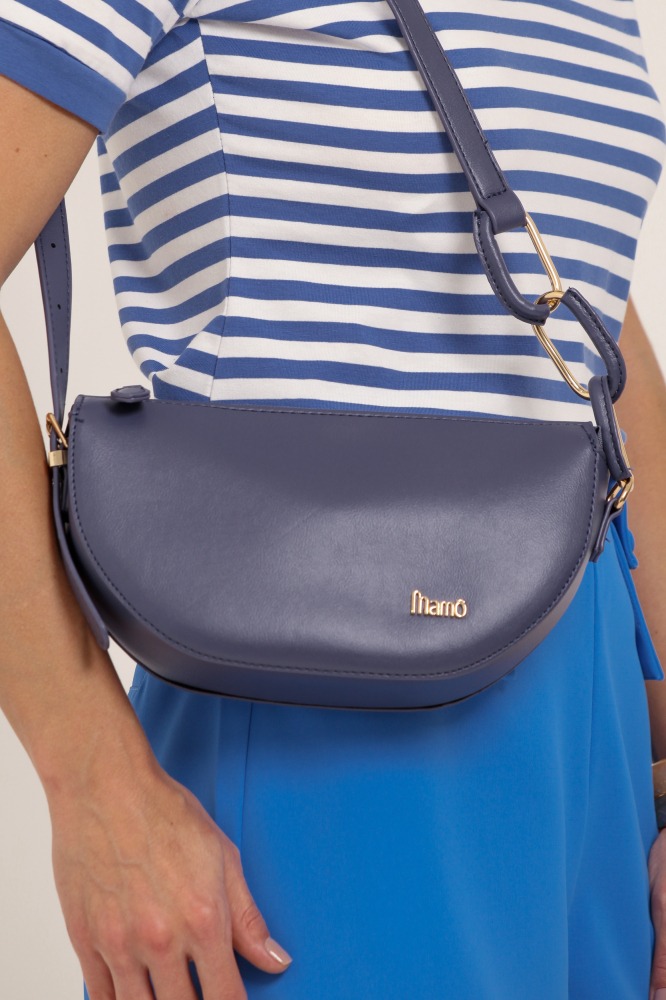 9037244 - Bolsa Tiracolo Pequena Alça Detalhe Elos AZUL 9037244 - Bolsa Tiracolo Pequena Alça Detalhe Elos AZUL