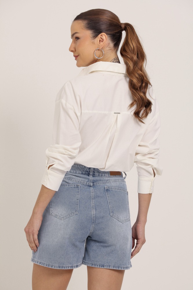 9037276 - Shorts Jeans Com Brilho JEANS 9037276 - Shorts Jeans Com Brilho JEANS
