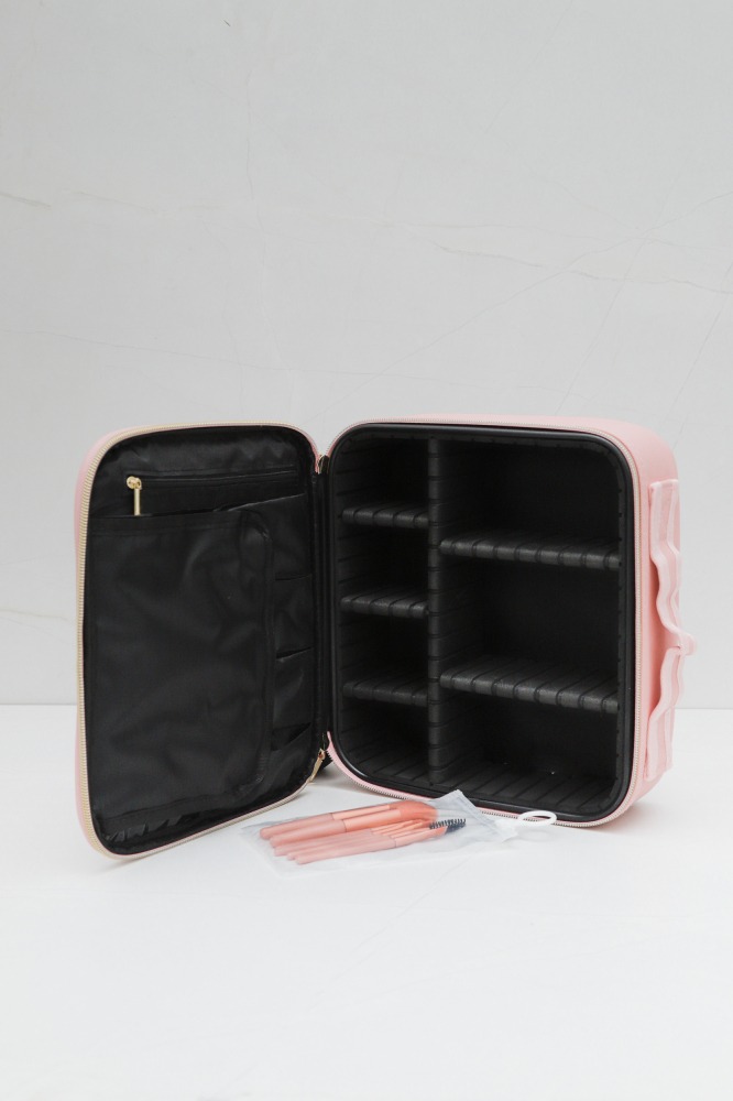 9037324 - Necessaire Organizadora Com Divisória ROSA