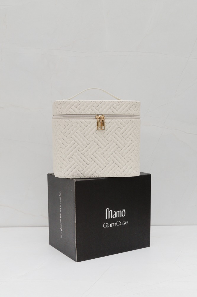 9037328 - Necessaire Organizadora Com Divisória E Espelho OFF-WHITE