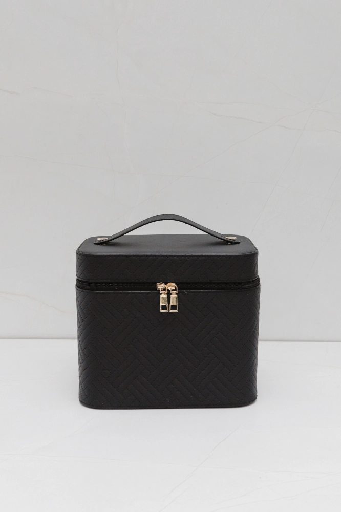 9037328 - Necessaire Organizadora Com Divisória E Espelho PRETO 9037328 - Necessaire Organizadora Com Divisória E Espelho PRETO - Imagem 2