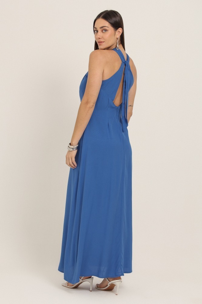 9037345 - Vestido Longo Cava Americana AZUL