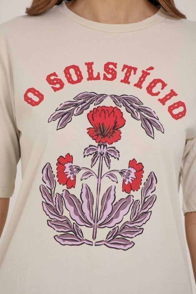 9037369 - T-Shirt O Solstício BEGE 9037369 - T-Shirt O Solstício BEGE