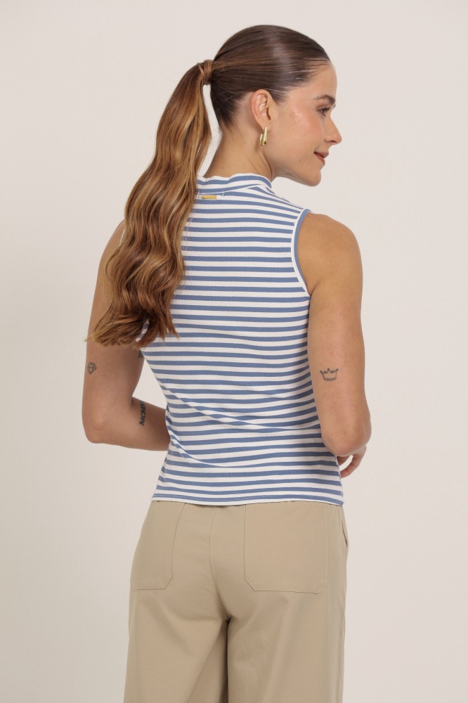 9037375 - Regata Canelada Listrada AZUL