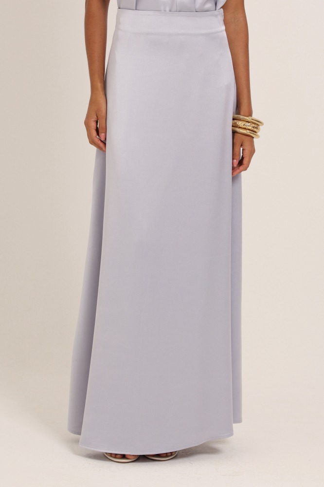 9037383 - Saia Longa Acetinada PRATA 9037383 - Saia Longa Acetinada PRATA