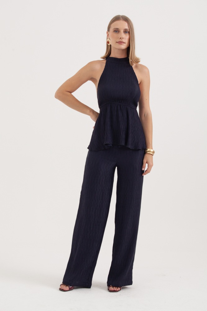 9037398 - Blusa Peplum Cava Americana Anarruga MARINHO 9037398 - Blusa Peplum Cava Americana Anarruga MARINHO