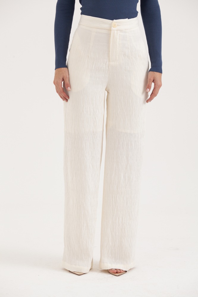9037399 - Calça Anarruga OFF-WHITE 9037399 - Calça Anarruga OFF-WHITE
