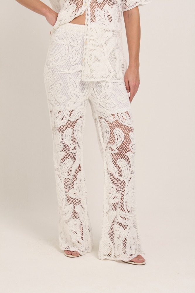 9037410 - Calça Guipir BRANCO 9037410 - Calça Guipir BRANCO