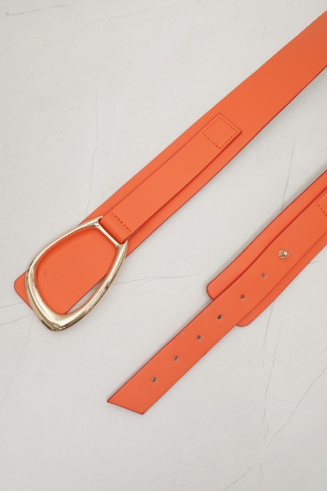 9037468 - Cinto Detalhe Metal Fechamento Pino LARANJA 9037468 - Cinto Detalhe Metal Fechamento Pino LARANJA
