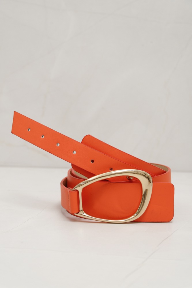 9037468 - Cinto Detalhe Metal Fechamento Pino LARANJA 9037468 - Cinto Detalhe Metal Fechamento Pino LARANJA