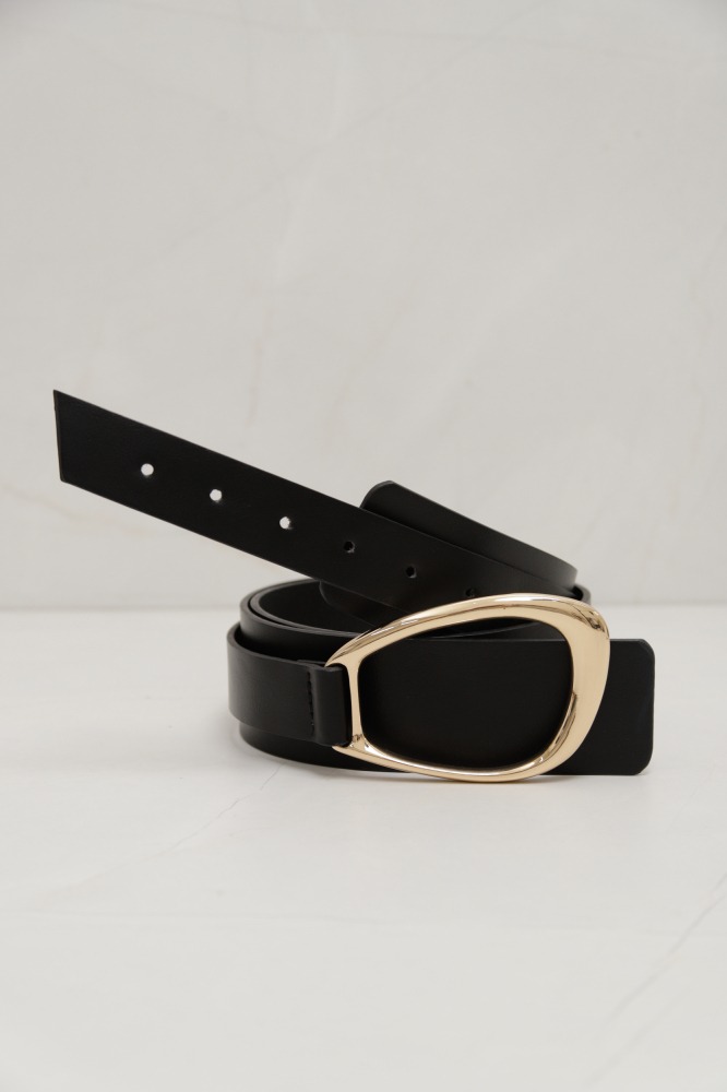 9037468 - Cinto Detalhe Metal Fechamento Pino PRETO