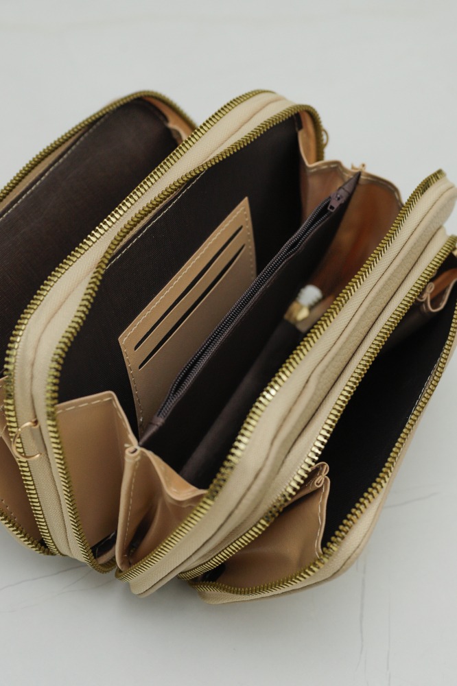 9037471 - Porta Celular Multi Bolsos BEGE 9037471 - Porta Celular Multi Bolsos BEGE