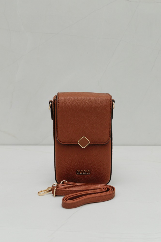 9037472 - Porta Celular Fecho Sextavado MARROM 9037472 - Porta Celular Fecho Sextavado MARROM