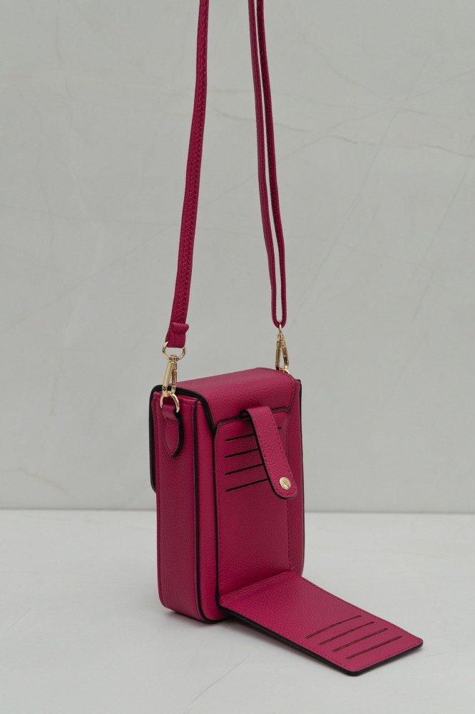 9037472 - Porta Celular Fecho Sextavado ROXO 