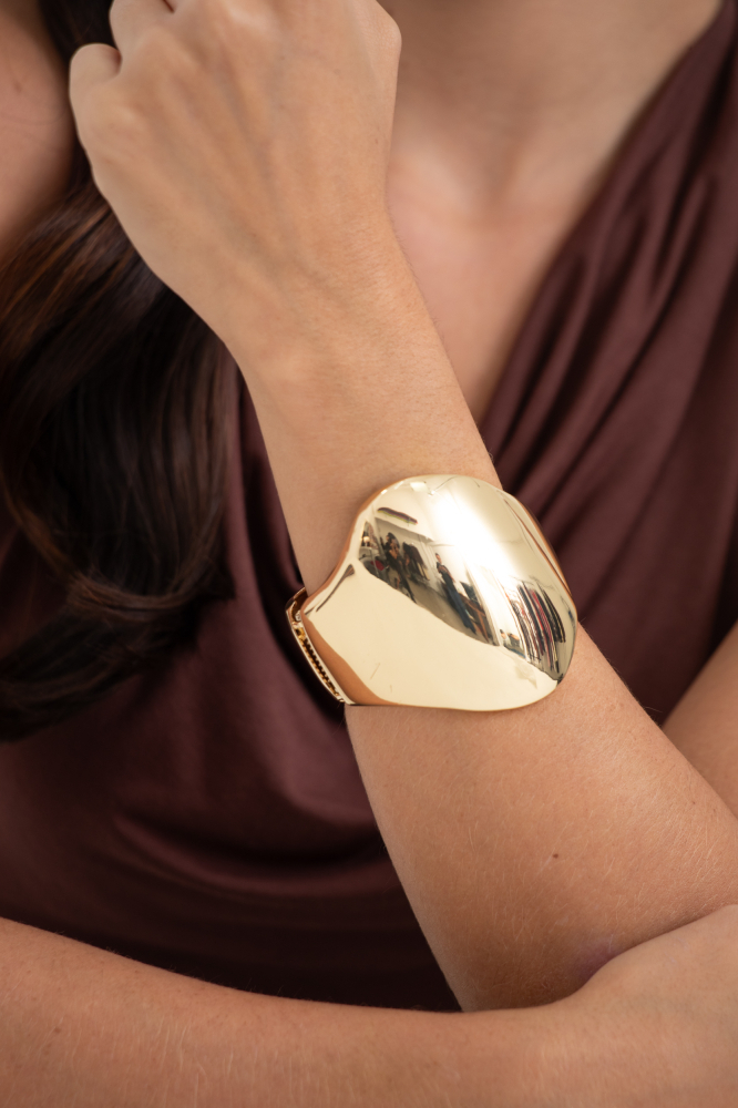 9037477 - Bracelete Oval DOURADO 9037477 - Bracelete Oval DOURADO