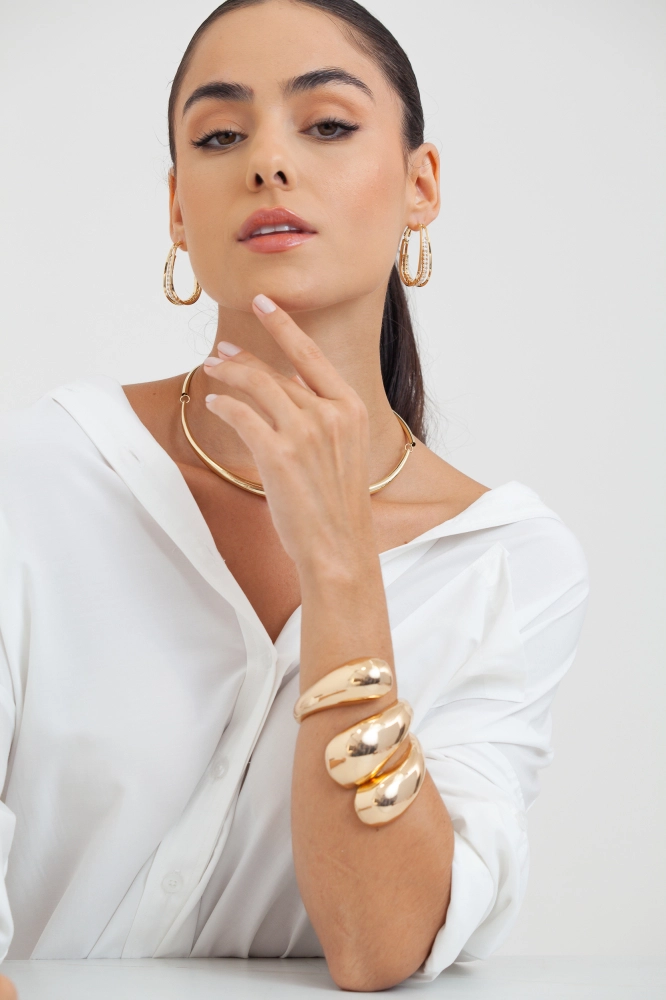 9037480 - Bracelete Gota Gold DOURADO 9037480 - Bracelete Gota Gold DOURADO - Imagem 2