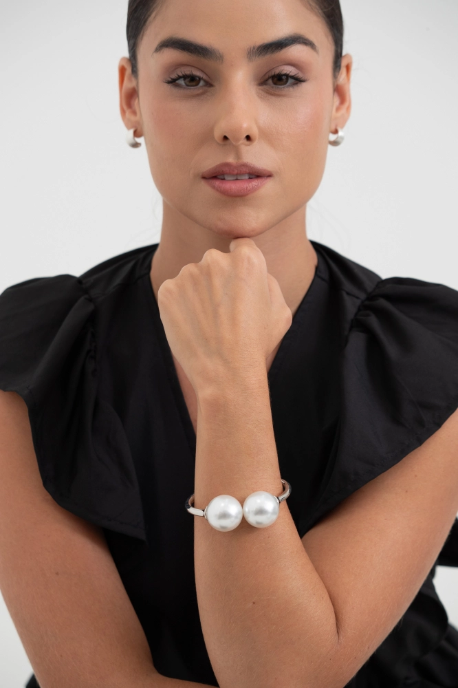 9037481 - Bracelete Pérolas PRATA 9037481 - Bracelete Pérolas PRATA - Imagem 2