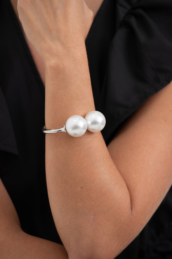 9037481 - Bracelete Pérolas PRATA