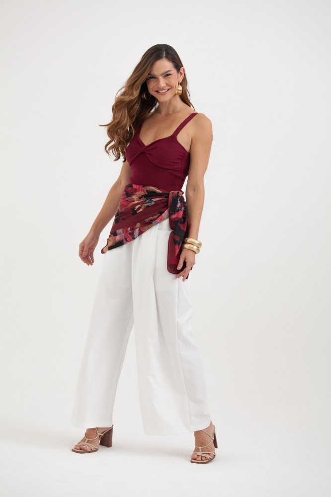 9037492 - Blusa Tricot Alcinha Detalhe Busto Retorcido CEREJA 9037492 - Blusa Tricot Alcinha Detalhe Busto Retorcido CEREJA
