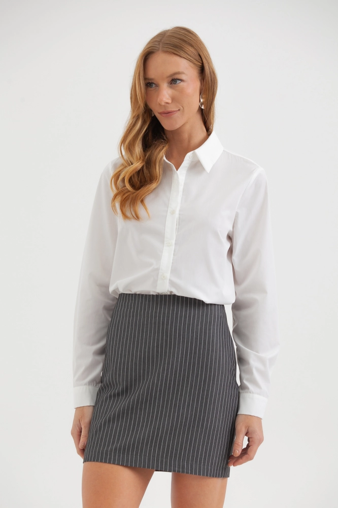 9037531 - Camisa Amarração Costas BRANCO - Imagem 1
