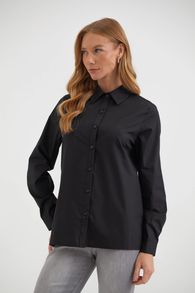 9037531 - Camisa Amarração Costas PRETO - Imagem 2