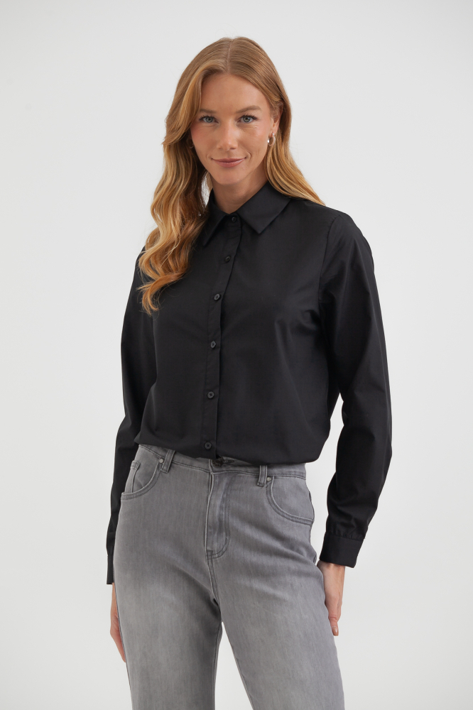 9037531 - Camisa Amarração Costas PRETO 9037531 - Camisa Amarração Costas PRETO