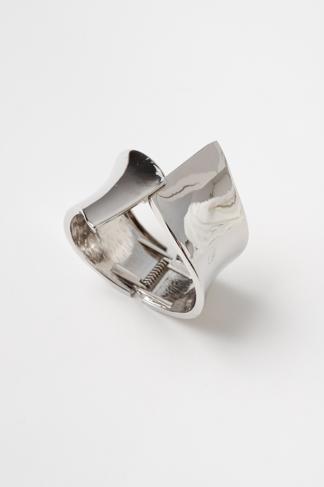 9037544 - Bracelete Largo Simétrico PRATA