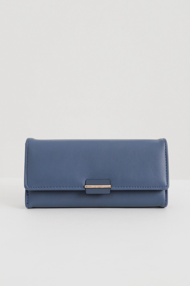 9037550 - Carteira Básica Em PU AZUL 9037550 - Carteira Básica Em PU AZUL - Imagem 1