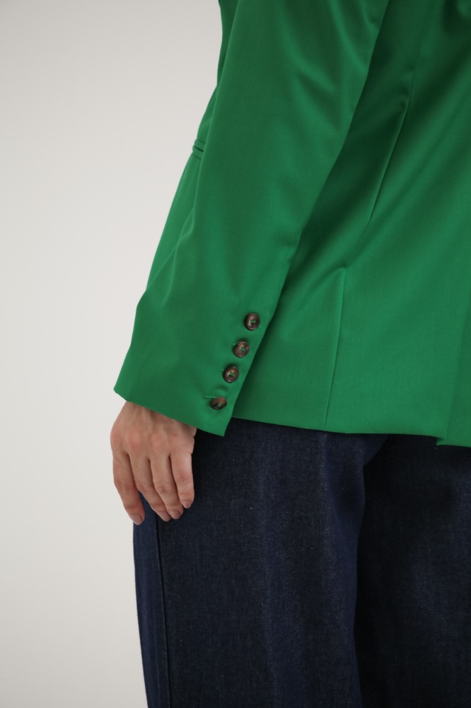 9037568 - Blazer Básico Botão Tartaruga VERDE 9037568 - Blazer Básico Botão Tartaruga VERDE