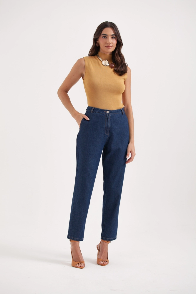 9037671 - Calça Jeans Cenoura Bolso Faca JEANS 9037671 - Calça Jeans Cenoura Bolso Faca JEANS - Imagem 1