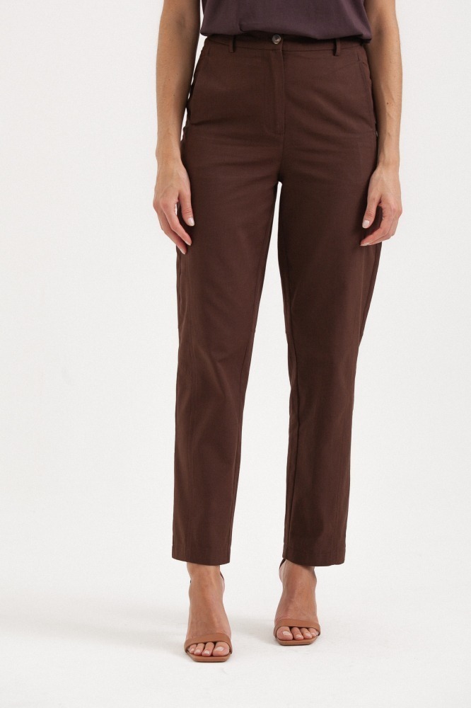 9037741 - Calça Chino Reta MARROM 9037741 - Calça Chino Reta MARROM