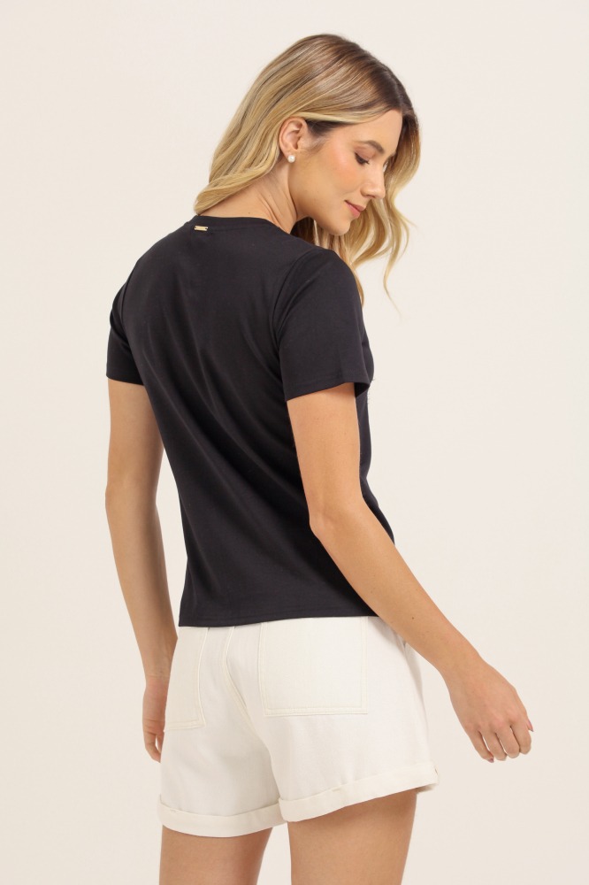 9037750 - Camiseta Never Too Late PRETO 9037750 - Camiseta Never Too Late PRETO