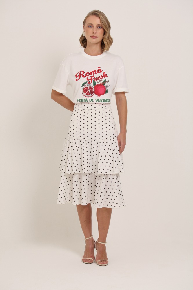 9037762 - Camiseta Romã Fresh OFF-WHITE 9037762 - Camiseta Romã Fresh OFF-WHITE