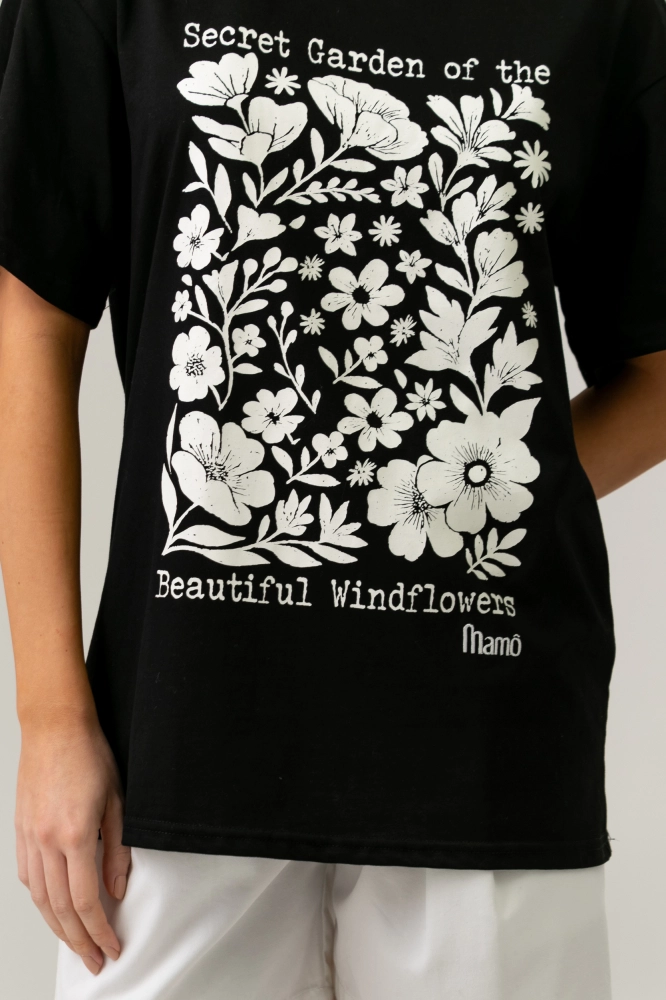 9037763 - Camiseta Secret Gardens PRETO 9037763 - Camiseta Secret Gardens PRETO - Imagem 2
