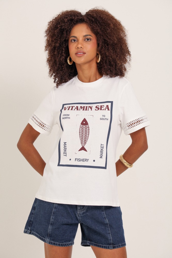 9037764 - Camiseta Vitamin Sea OFF-WHITE
