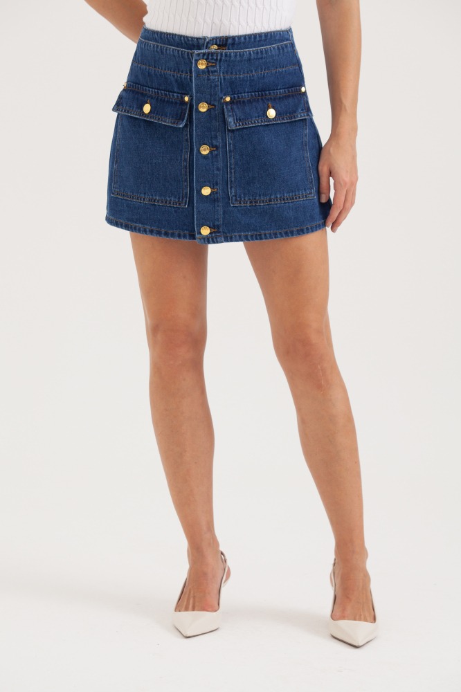 9037772 - Short Saia Jeans JEANS 9037772 - Short Saia Jeans JEANS