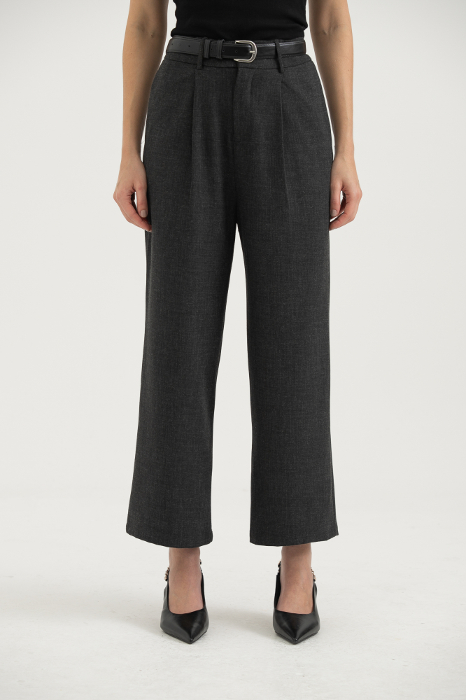 9037805 - Calça Alfaiataria Elástico Cós E Prega PRETO 9037805 - Calça Alfaiataria Elástico Cós E Prega PRETO