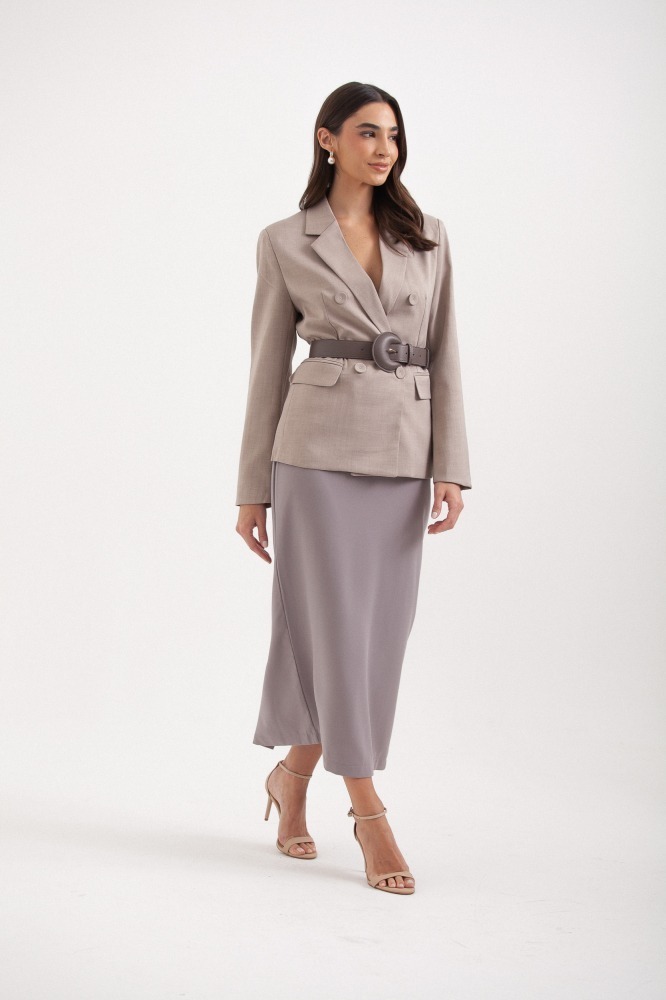 9037808 - Blazer Abotoamento Duplo BEGE 9037808 - Blazer Abotoamento Duplo BEGE
