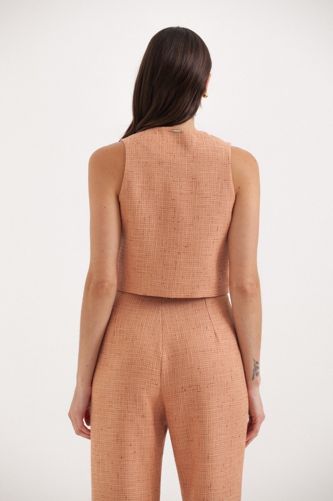 9037813 - Colete Tweed SALMÃO 9037813 - Colete Tweed SALMÃO