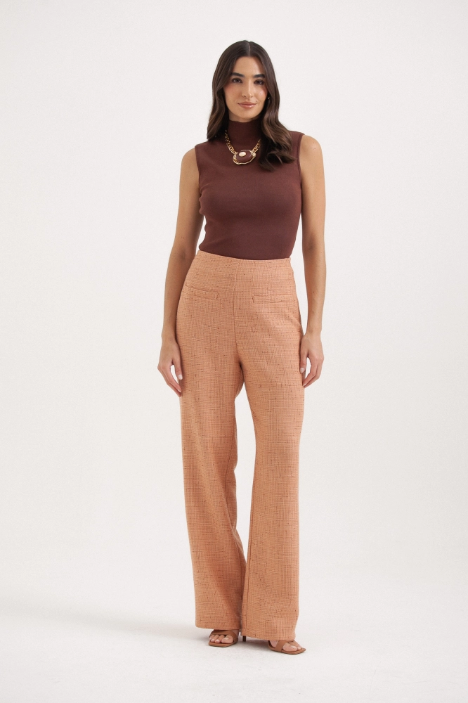 9037814 - Calça Reta Tweed SALMÃO - Imagem 1