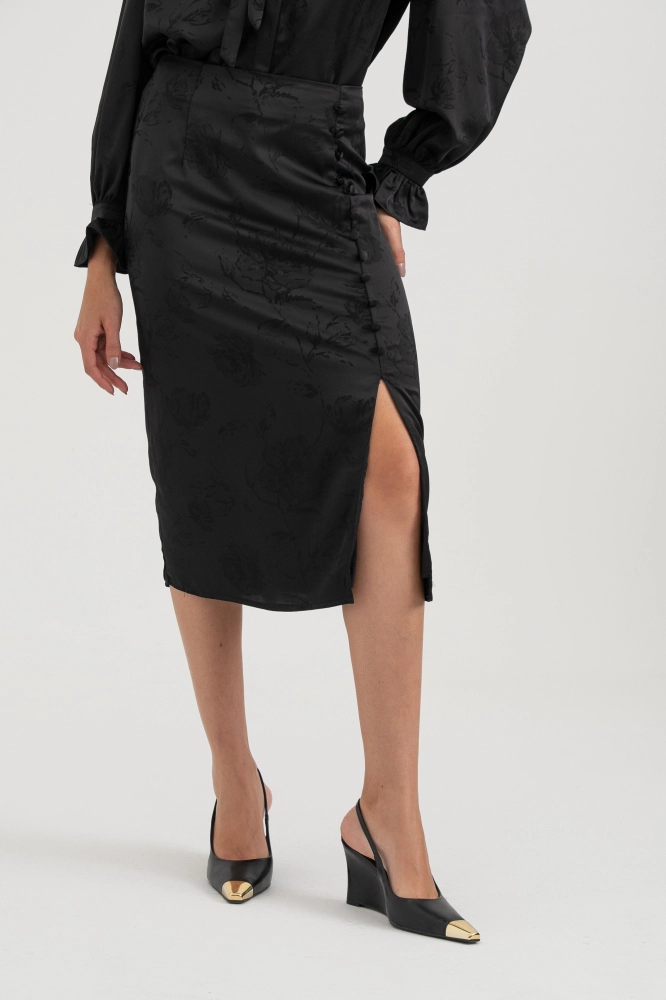 9037819 - Saia Midi Slip PRETO 9037819 - Saia Midi Slip PRETO - Imagem 2