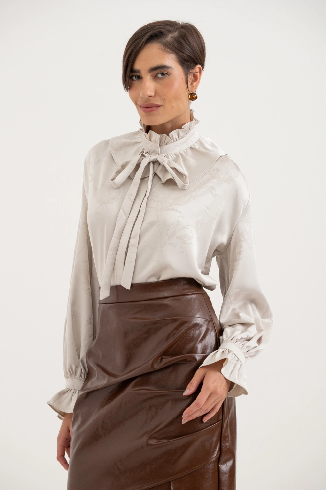 9037820 - Camisa Romantic Slip BEGE 9037820 - Camisa Romantic Slip BEGE - Imagem 1