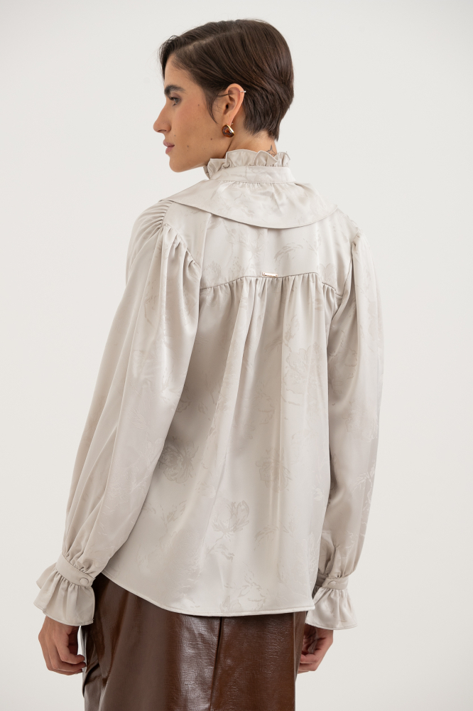 9037820 - Camisa Romantic Slip BEGE 9037820 - Camisa Romantic Slip BEGE