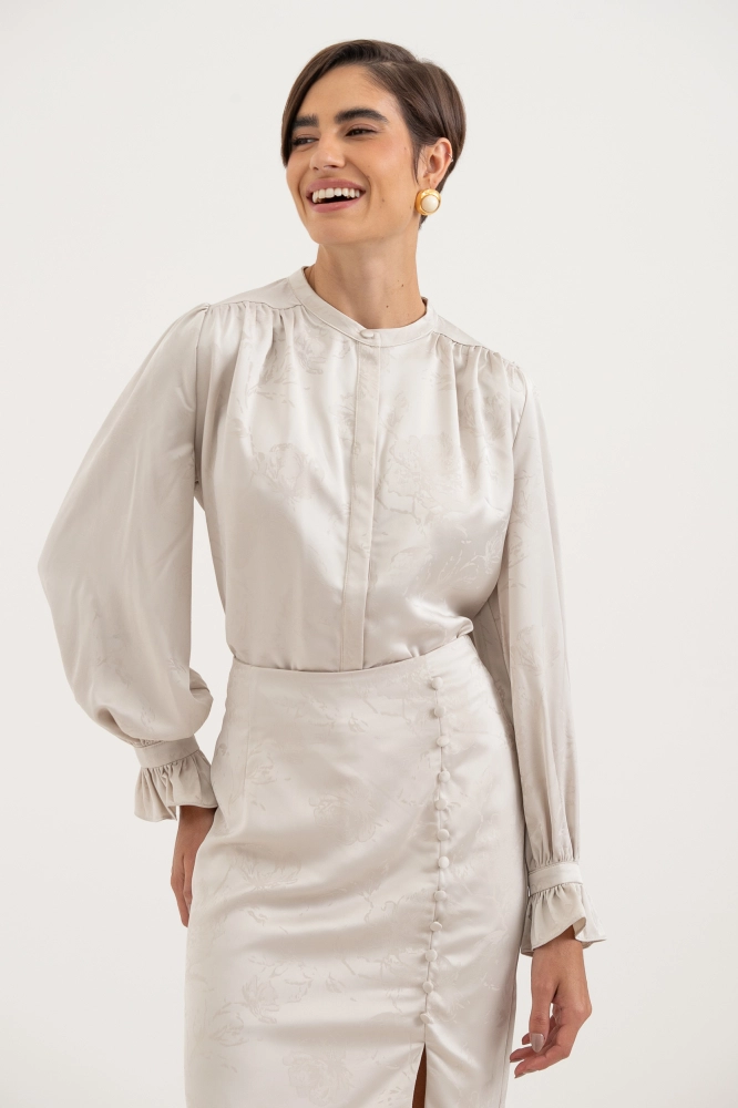 9037820 - Camisa Romantic Slip BEGE 9037820 - Camisa Romantic Slip BEGE - Imagem 2