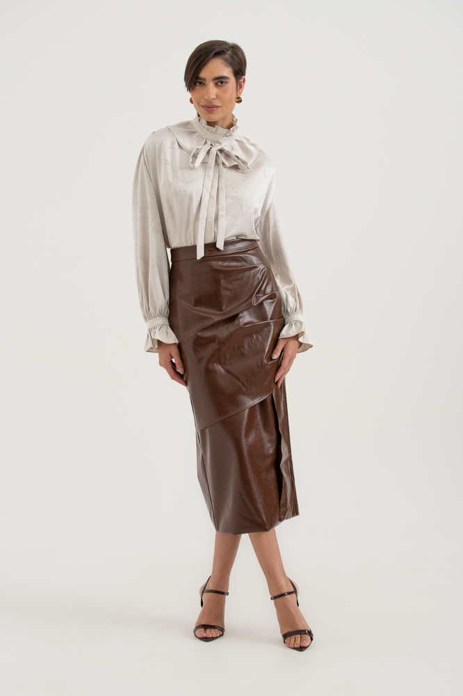 9037820 - Camisa Romantic Slip BEGE 9037820 - Camisa Romantic Slip BEGE
