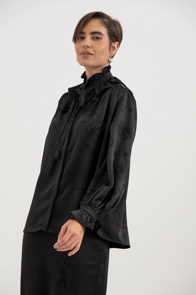 9037820 - Camisa Romantic Slip PRETO - Imagem 2